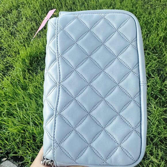 Kate Spade Natalia Flap Turnlock Crossbody Bag In brushed Steel NWT/shopping Bag - Picture 6 of 16